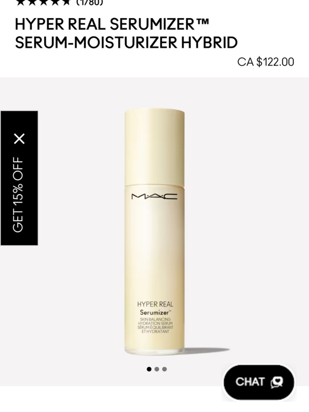 MAC Hyper Real Serumizer™ Serum-Moisturizer Hybrid 50 ml
